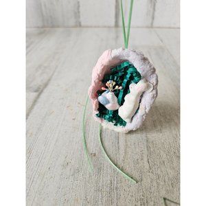 Vintage Easter ornament decor unique eggs